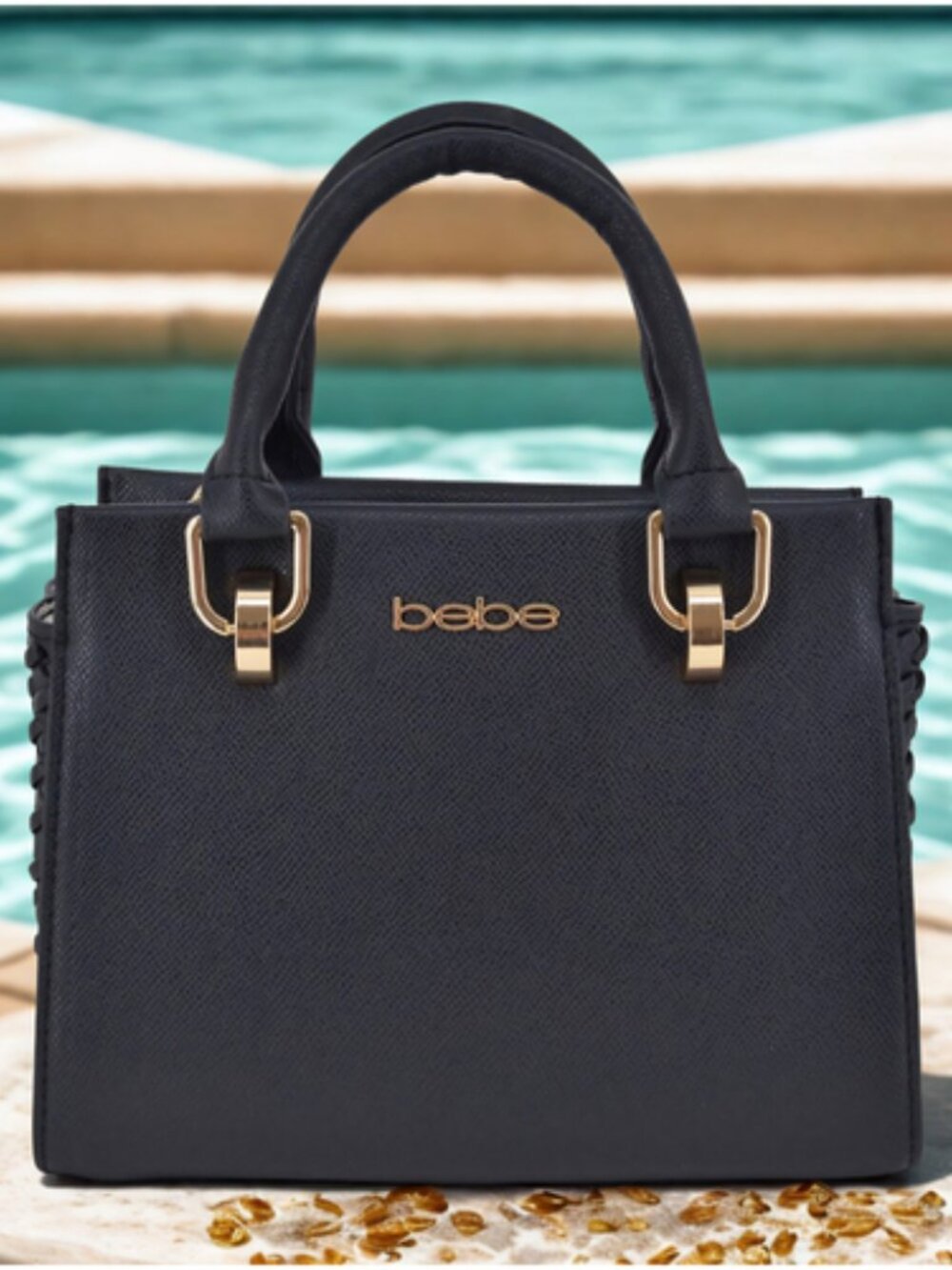 Women's Katriel Small Satchel Crossbody Bag, Black, MSRP $109
